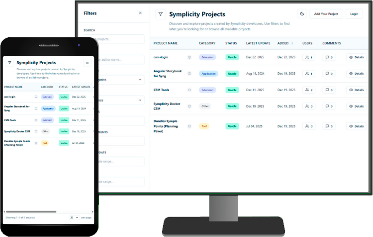 symprojects